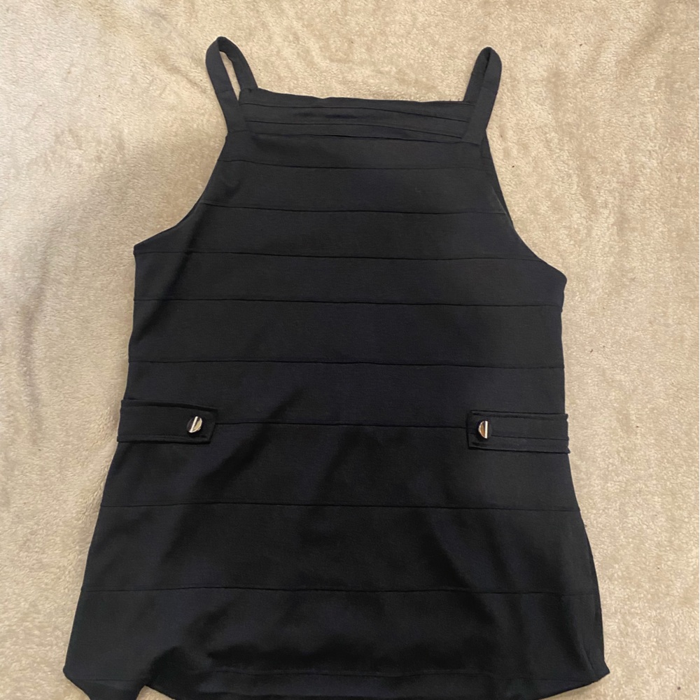 Jules & Leopold Navy Blue Sleeveless Top